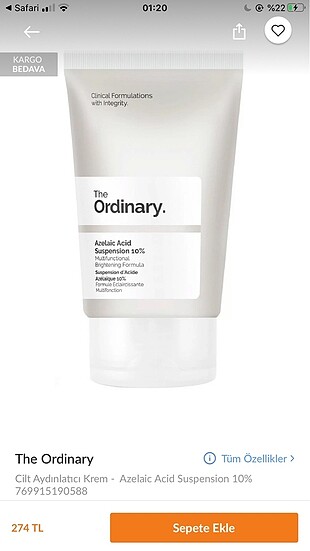 The ordinary .