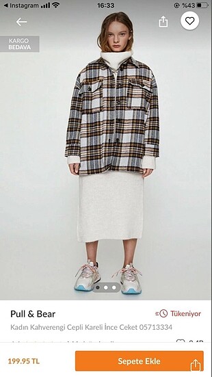 Pull and bear ceket
