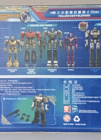  Beden Renk Transformers yolopark:cogged d-16