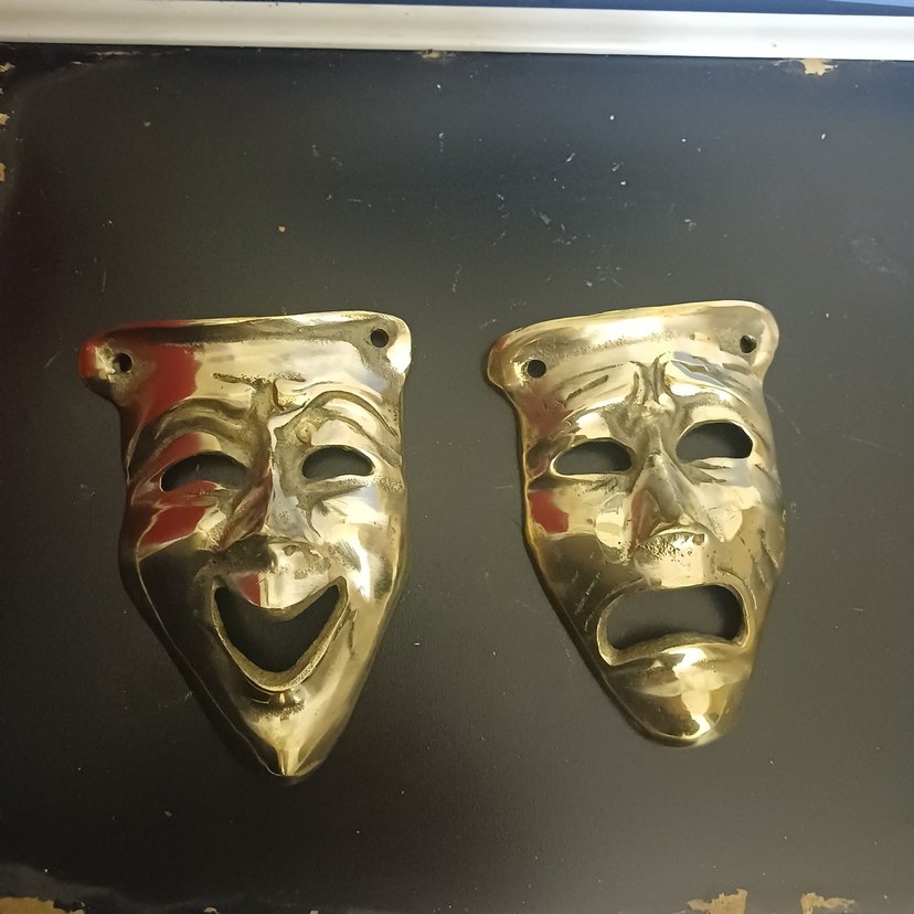 Erkekler için Dekoratif Tiyatro Maskeleri - Görsel 2