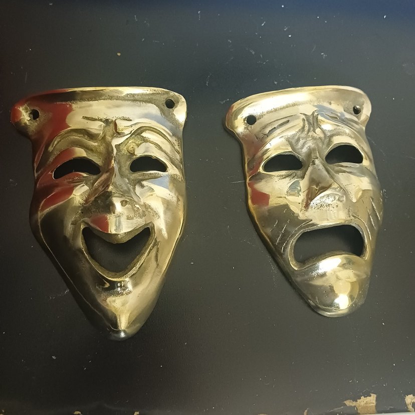 Erkekler için Dekoratif Tiyatro Maskeleri - Görsel 3