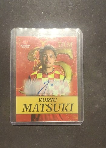 Kuryu Matsuki İmzalı Spor Kartı