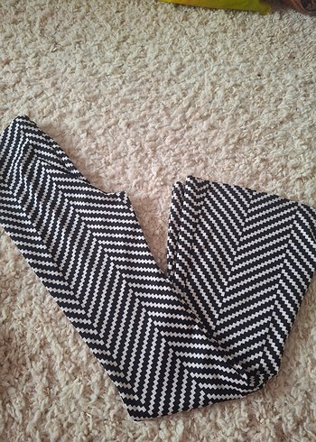 Zebra Desenli Regular Fit Kadın Kumaş Pantolon - Görsel 3