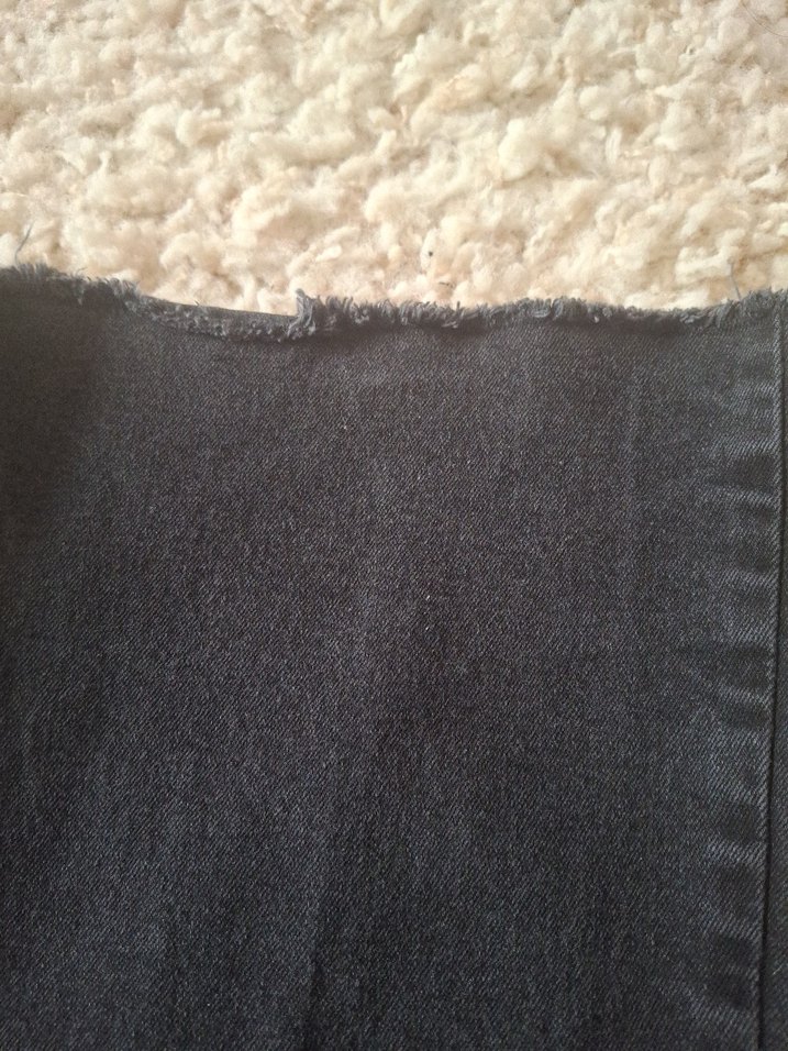 Siyah Regular Fit Midi Kot Pantolon - Görsel 4