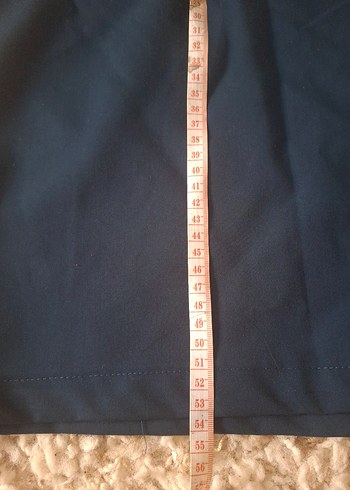 Lacivert Midi Kalem Etek - Görsel 2