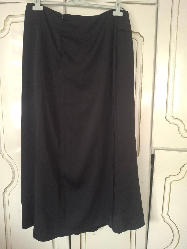 Siyah Kemerli Uzun Gotik Etek - Görsel 4