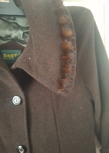 Koyu kahverengi uzun kaban - Görsel 3