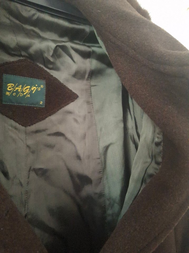 Koyu kahverengi uzun kaban - Görsel 5