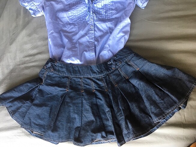 American Vintage Y2K mini kot etek SATILDI