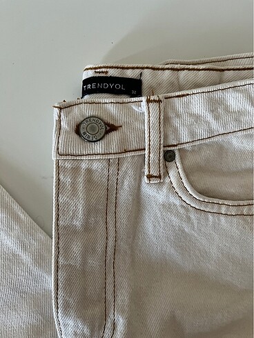 32 Beden Trendyol bej jean