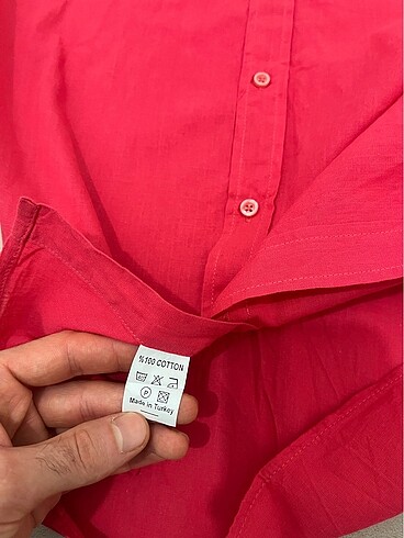xxl Beden pembe Renk Slim Fit Erkek Gömlek