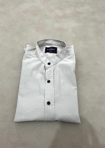 Erkek Slim Fit Keten Gömlek