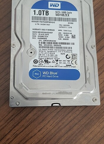 Hdd hard disk