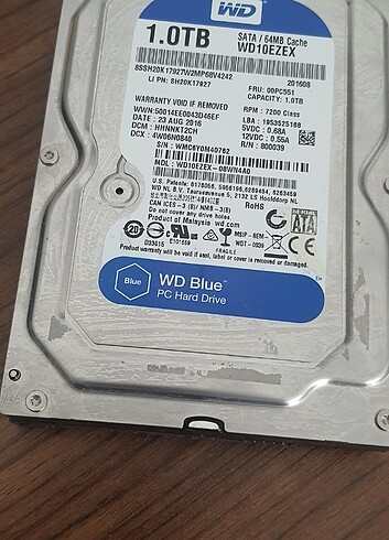 Western Digital Hdd hard disk