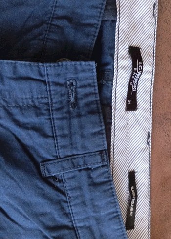 34 Beden Mavi Denim Erkek Midi Şort
