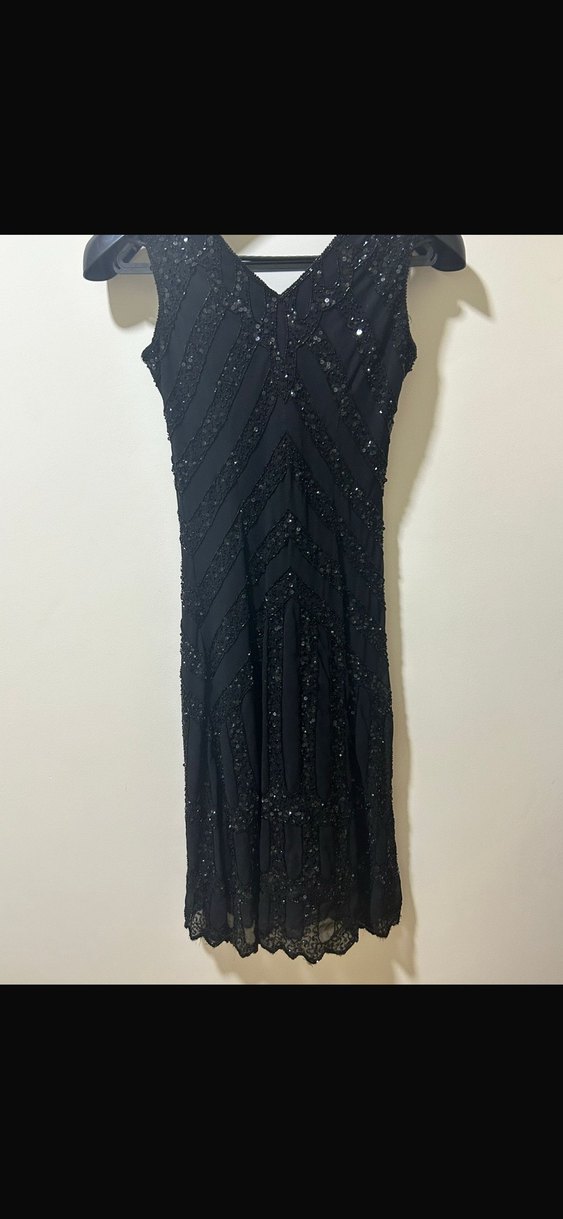 Boncuk İşlemeli Siyah Elbise tadilat yapıldı - Görsel 2