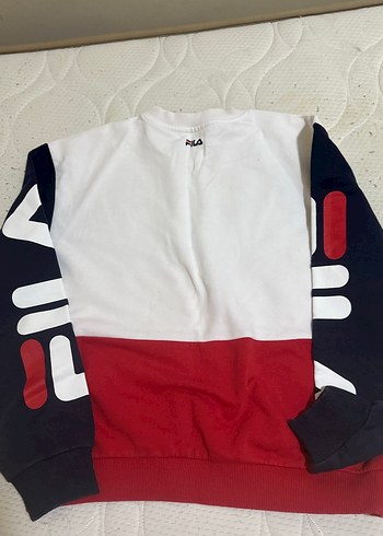 Kadın Kırmızı Baskılı Kısa Sweatshirt - Görsel 5