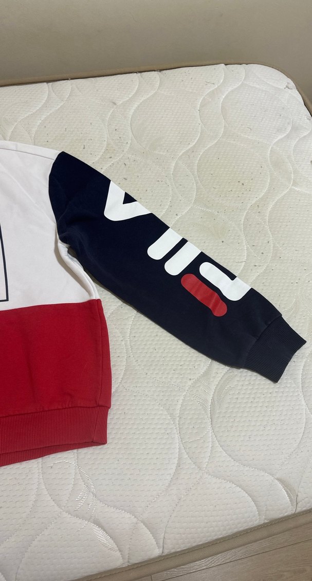 Kadın Kırmızı Baskılı Kısa Sweatshirt - Görsel 2