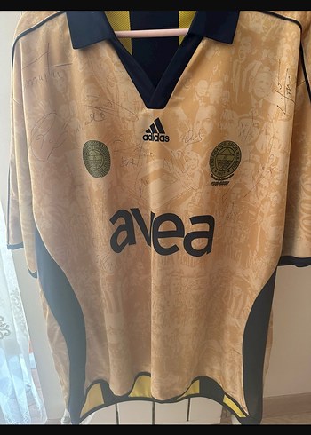 Fenerbahçe 100. Yıl  forması futbolcu imzalı - Görsel 5