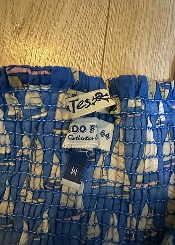 Lacivert Askılı Bohem Elbise - Görsel 3