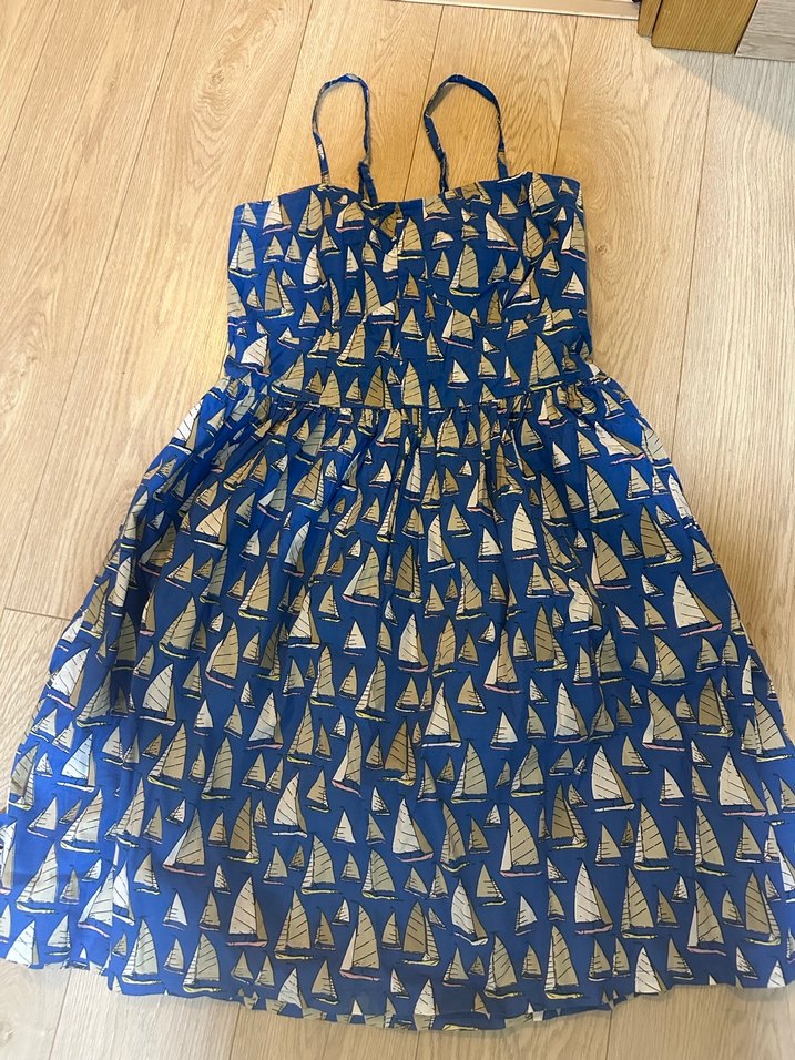 Lacivert Askılı Bohem Elbise - Görsel 2