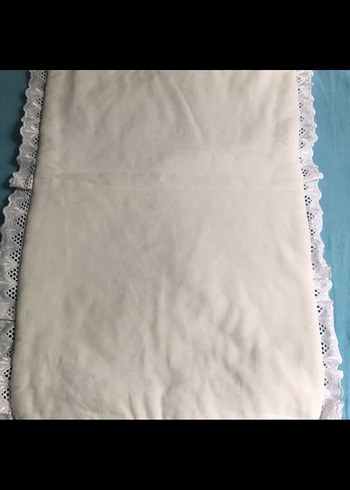 Diğer Nakışlı Beyaz alt değiştirme örtüsü