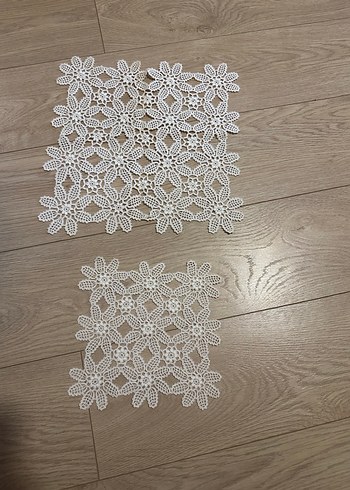 El Örgüsü Beyaz Dantel Çiçek Motifleri - Görsel 5