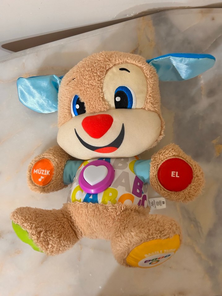 Renkli Eğitici Müzikli Peluş Oyuncak Köpek - Görsel 2
