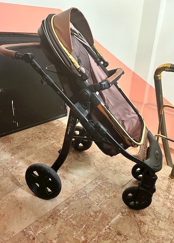 Koyu Kahverengi Bebek Arabası - Görsel 3