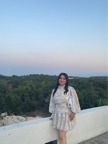 Zara Çiçekli elbise