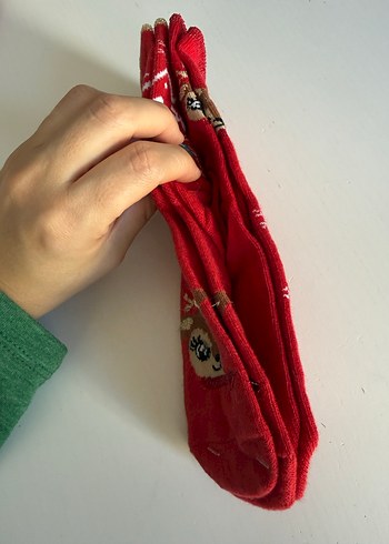 geyikli yilbasi corabi - Görsel 4