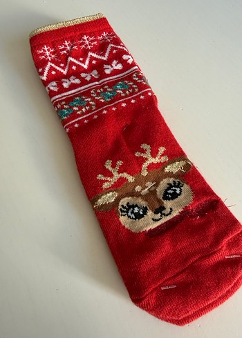 geyikli yilbasi corabi - Görsel 2