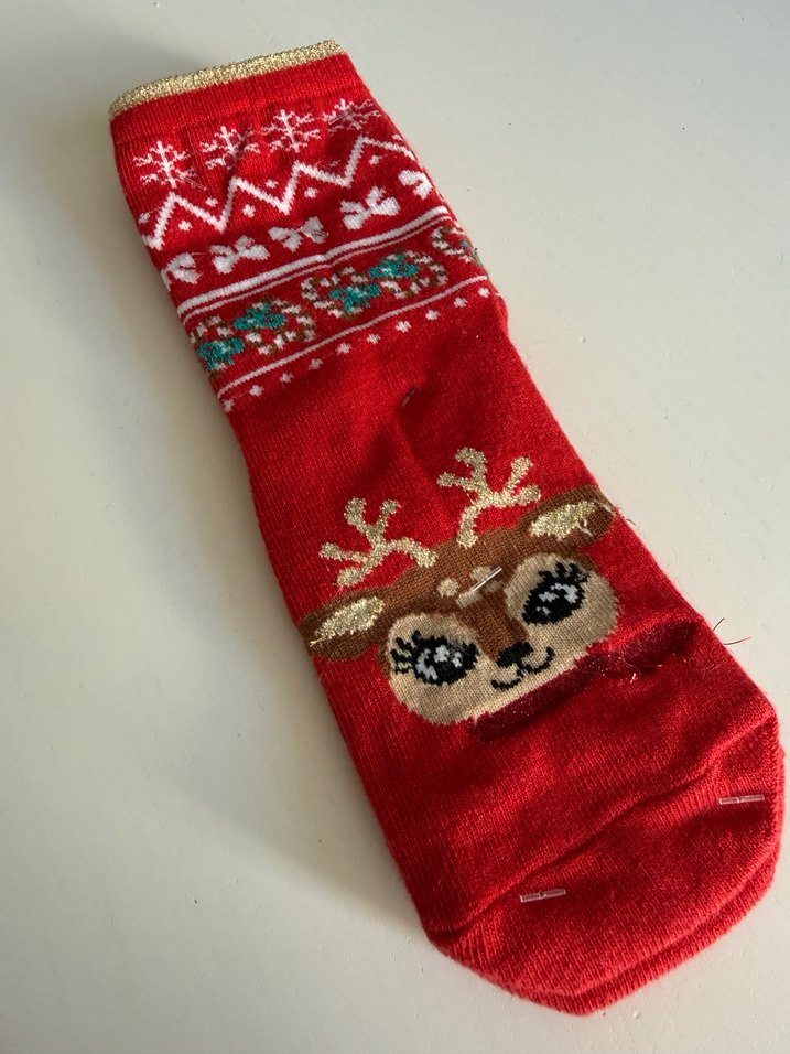 geyikli yilbasi corabi - Görsel 2