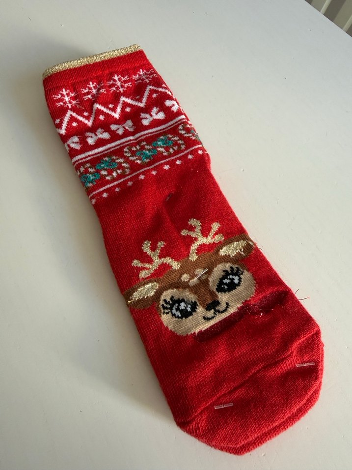 geyikli yilbasi corabi - Görsel 3