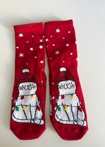 kedicikli yilbasi corabi - Görsel 4