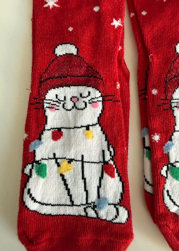 kedicikli yilbasi corabi - Görsel 3