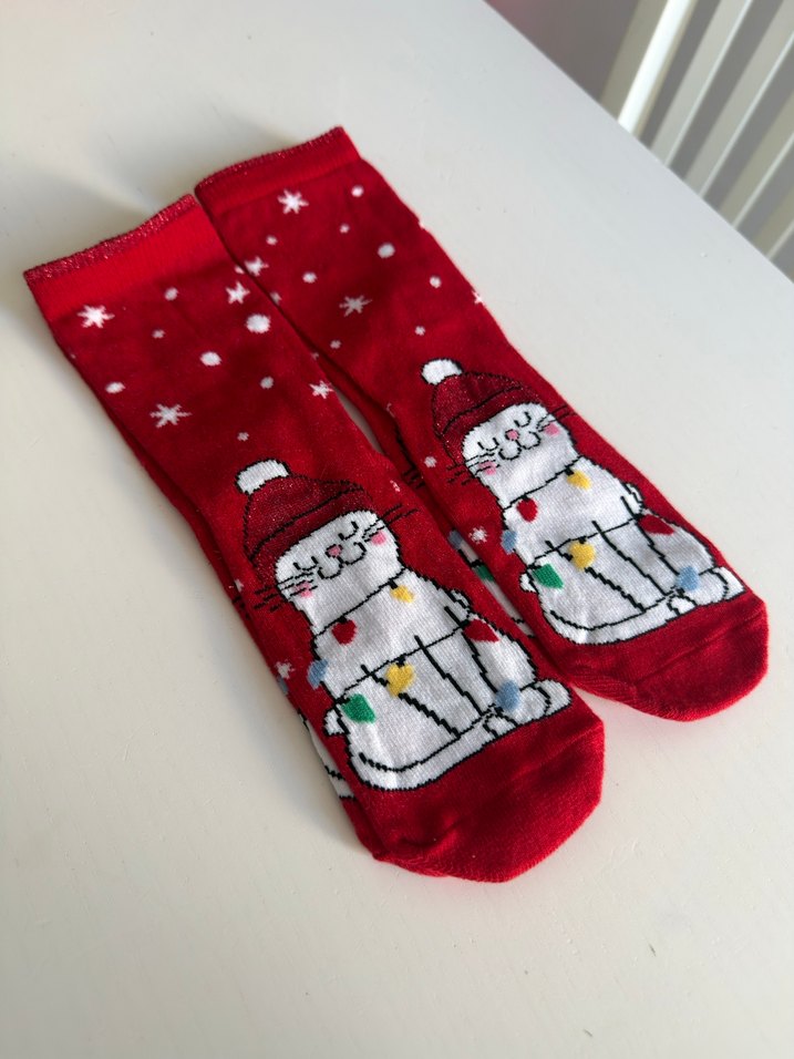 kedicikli yilbasi corabi - Görsel 2