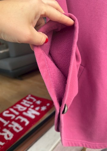 Gri Kürklü Pembe Panco - Görsel 4