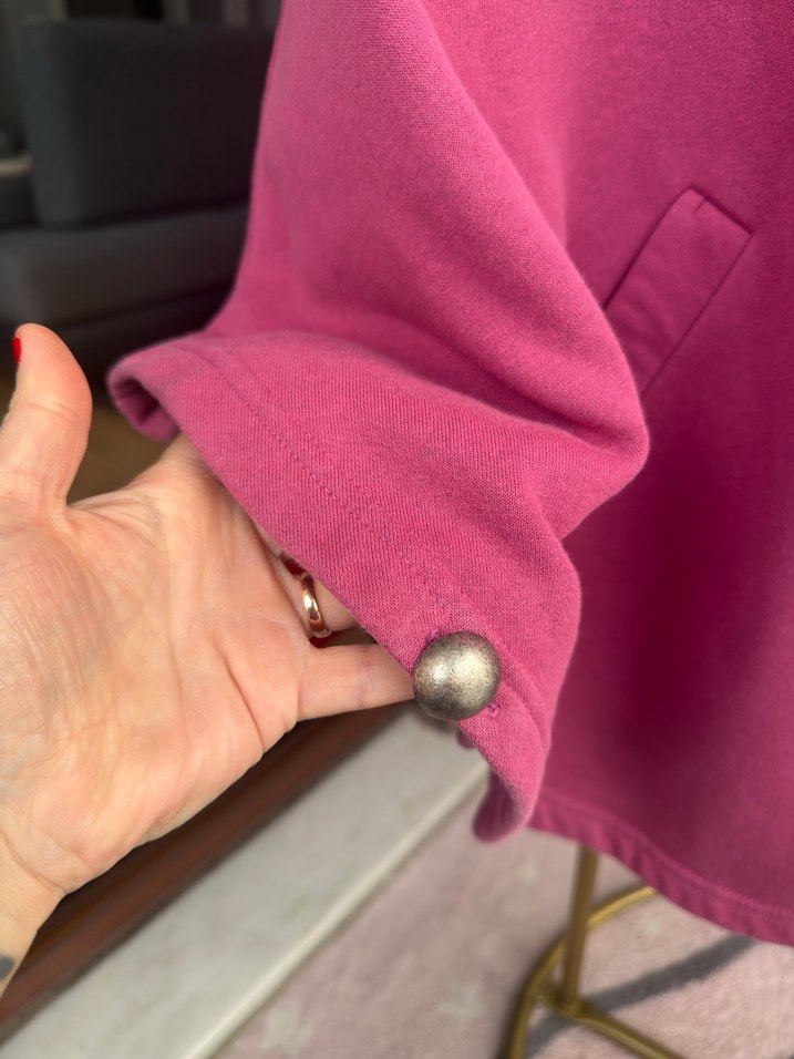 Gri Kürklü Pembe Panco - Görsel 3