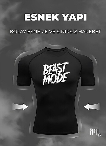Beast Mode Esnek Tshirt