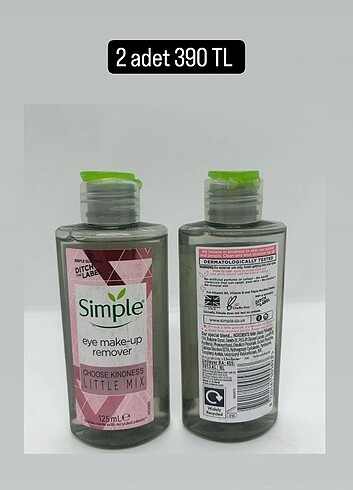 Simple makyaj temizleme suyu
