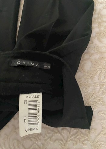 Düğmeli Siyah Kadın Kumaş Pantolon - Görsel 3