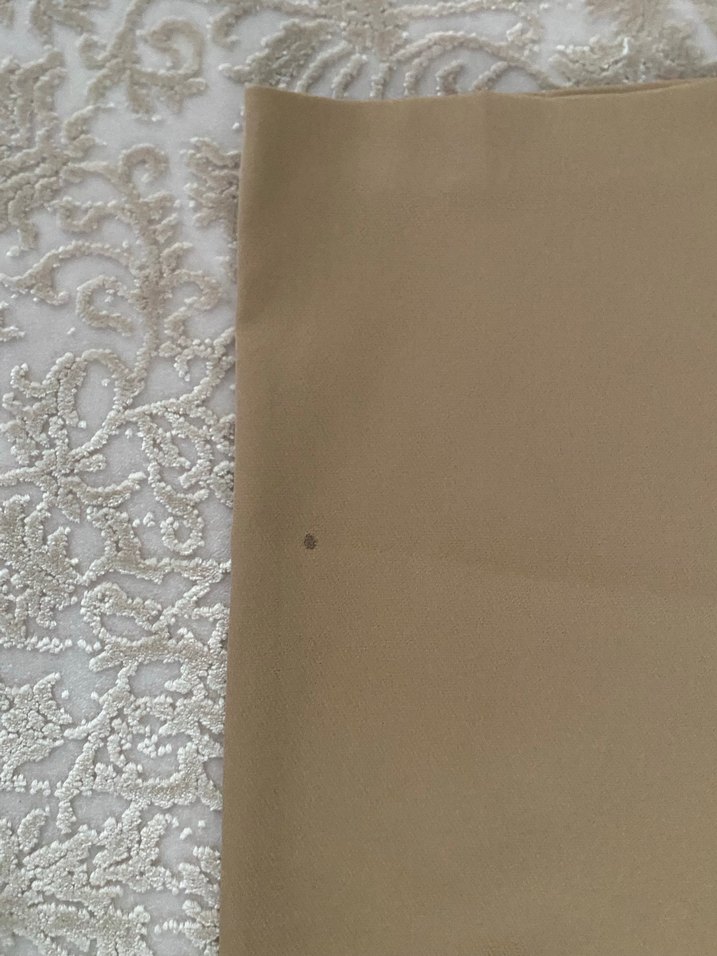 Bej Düğmeli Kadın Kumaş Pantolon.38 beden uyumlu - Görsel 3