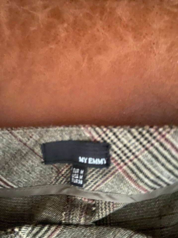 Kadın Gri Düğmeli Ofis Blazeri.Takım set - Görsel 4