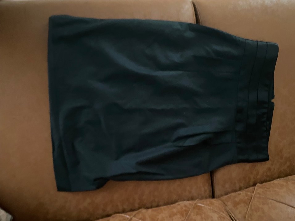 Siyah Mini Etek Fermuarlı - Görsel 2