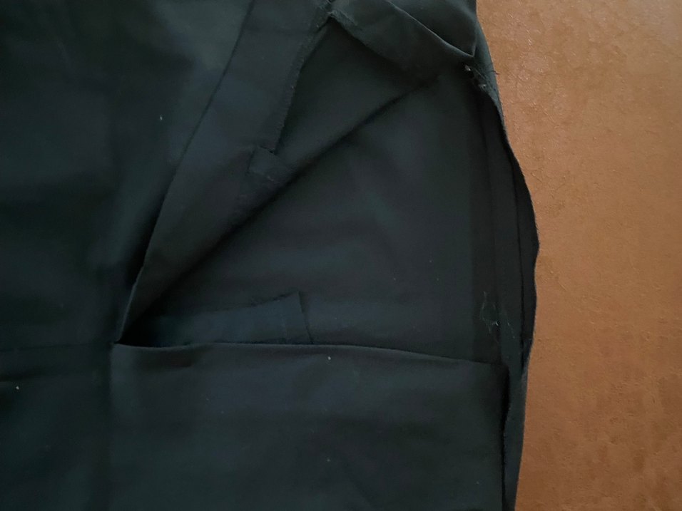 Siyah Mini Etek Fermuarlı - Görsel 3