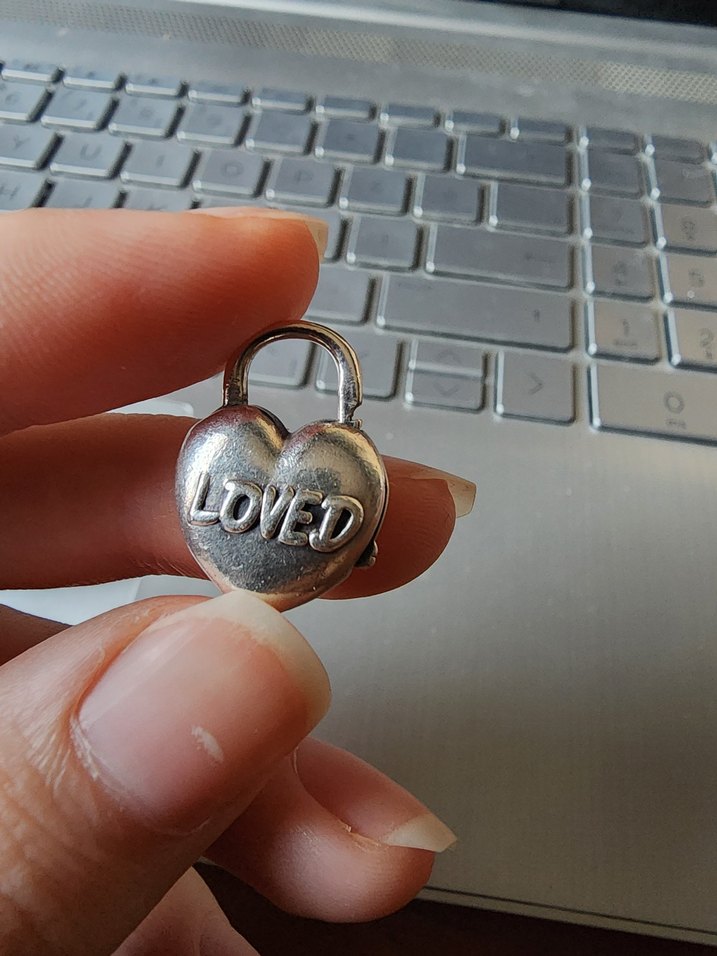 Pandora Kalp kilit orjinal padlock loved - Görsel 5
