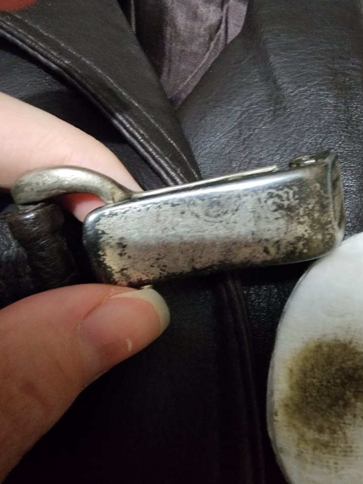 Deri Yelek Biker Yelek Vintage - Görsel 5