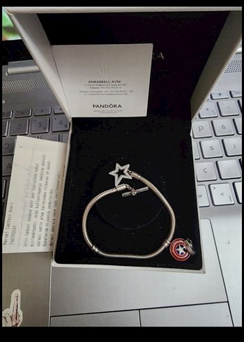 kaptan Amerika pandora charm orjinal - Görsel 2