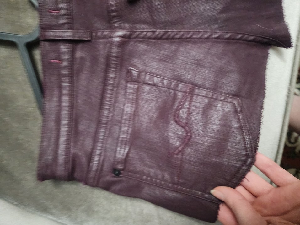 Deri Büstiyer mumlu crop - Görsel 3